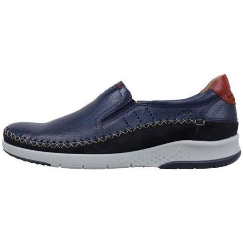 Sapatos Homem Mocassins Fluchos F0794 Azul