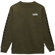 Sweatshirt By Exposition Check Crew Grape Leaf/Black