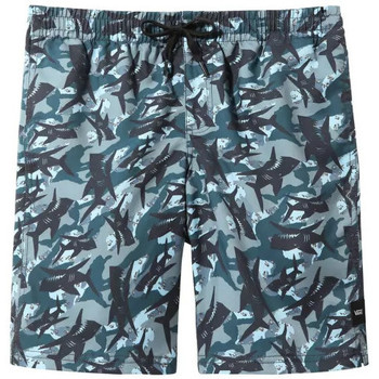 Textil Rapaz Fatos e shorts de banho Vans Shorts  By Mixed Volley Shark Camo - Kids Azul