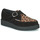 Sapatos Sapatos TUK POINTED CREEPER MONK BUCKLE Preto / Leopardo