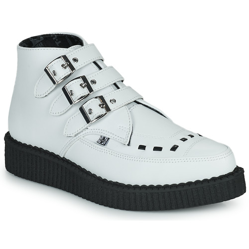 Sapatos Botas baixas TUK POINTED CREEPER 3 BUCKLE BOOT Branco