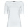 Textil Mulher T-Shirt mangas curtas Lauren Ralph Lauren JUDY-ELBOW SLEEVE-KNIT Branco