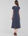 Textil Mulher Vestidos compridos Lauren Ralph Lauren PIPPA-CAP SLEEVE-DAY DRESS Azul