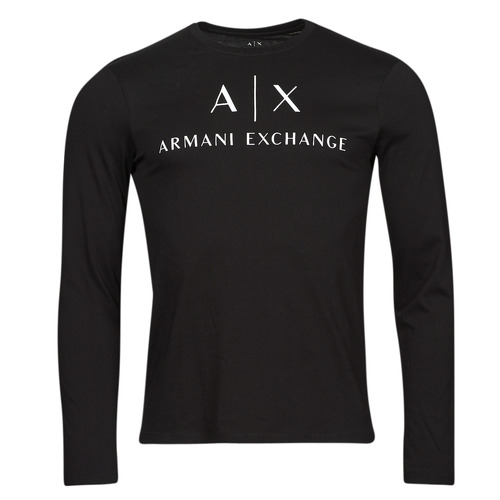 Textil Homem givenchy logo striped shirt item Armani Exchange 8NZTCH Preto