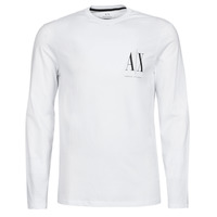 TeTRACKSUIT Homem T-shirt mangas compridas Armani Exchange 8NZTPL Branco
