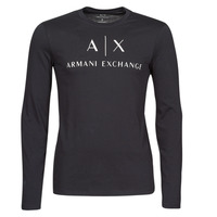 Textil Homem Das logo-print shirt könnt ihr für Armani Exchange 8NZTCH Marinho