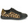 Sapatos Mulher Sapatilhas Geox JAYSEN Preto / Leopardo