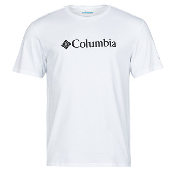 Textil Homem T-Shirt mangas curtas Columbia CSC BASIC LOGO SHORT SLEEVE Branco