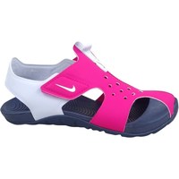 Sapatos Rapariga Sandálias Nike nike air jordan 1 mid 554724 057 retro johnny kilroy Cor-de-rosa, Branco