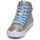Sapatos Rapariga Sapatilhas de cano-alto Geox KALISPERA Prata / Azul