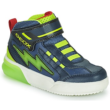 Sapatos Rapaz Joggings & roupas de treino Geox GRAYJAY Marinho / Verde