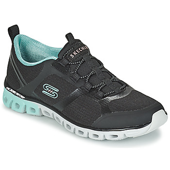 Sapatos Mulher Fitness / Training  Skechers GLIDE-STEP Preto / Azul