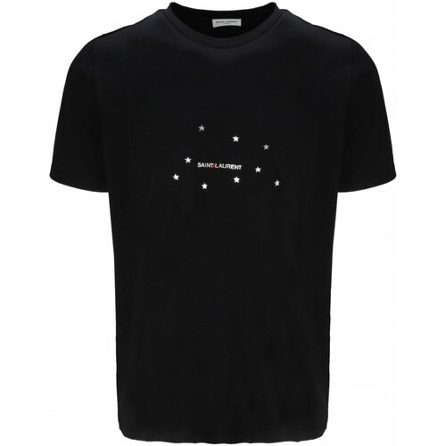 Textil Homem T-Shirt mangas curtas Yves Saint Laurent BMK577087 Preto