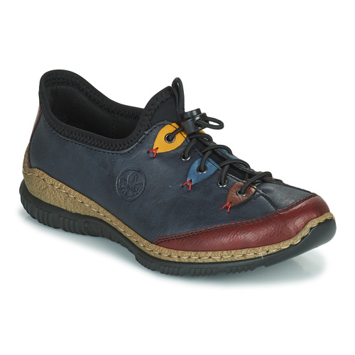 Sapatos Mulher Sapatos Rieker ENCORRA Azul / Vermelho / Amarelo