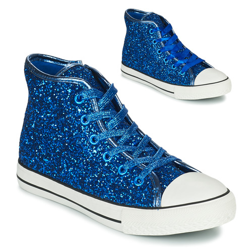 Sapatos Rapariga Sapatilhas de cano-alto myspartoo - get inspiredmpagnie OUTIL PAILLETTES Azul