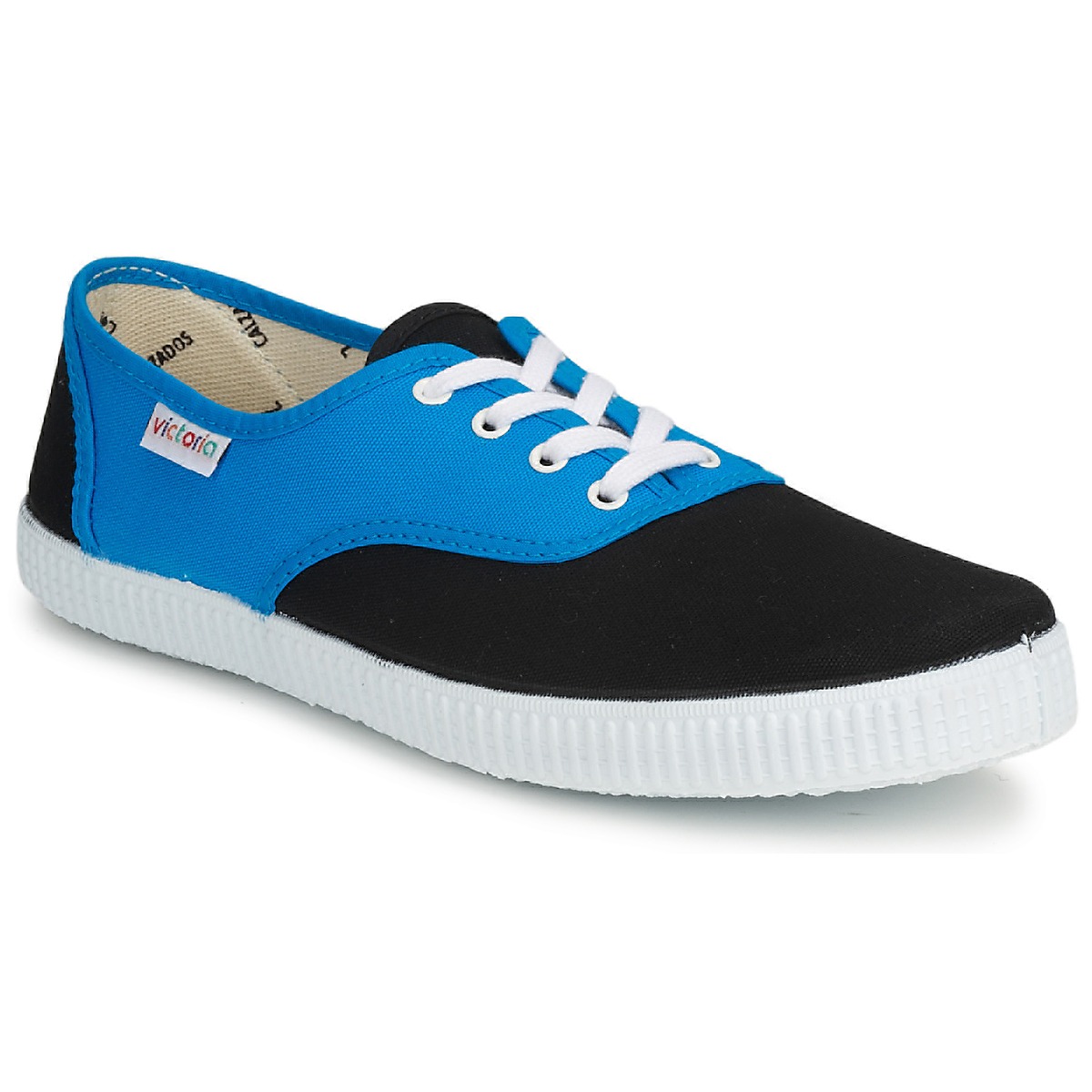 Sapatos Sapatilhas Victoria INGLESA BICOLOR Azul / Preto