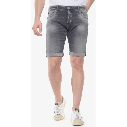 Textil Homem Shorts / Bermudas Tops sem mangas Bermudas calções em ganga JOGG Cinza