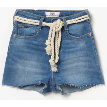 Textil Rapariga Shorts Splicing / Bermudas Prada logo plaque straight-leg jeans Calções calções em ganga TIKI Azul