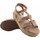 Sapatos Mulher Multi-desportos MTNG Sandália de senhora MUSTANG 50773 bege Branco