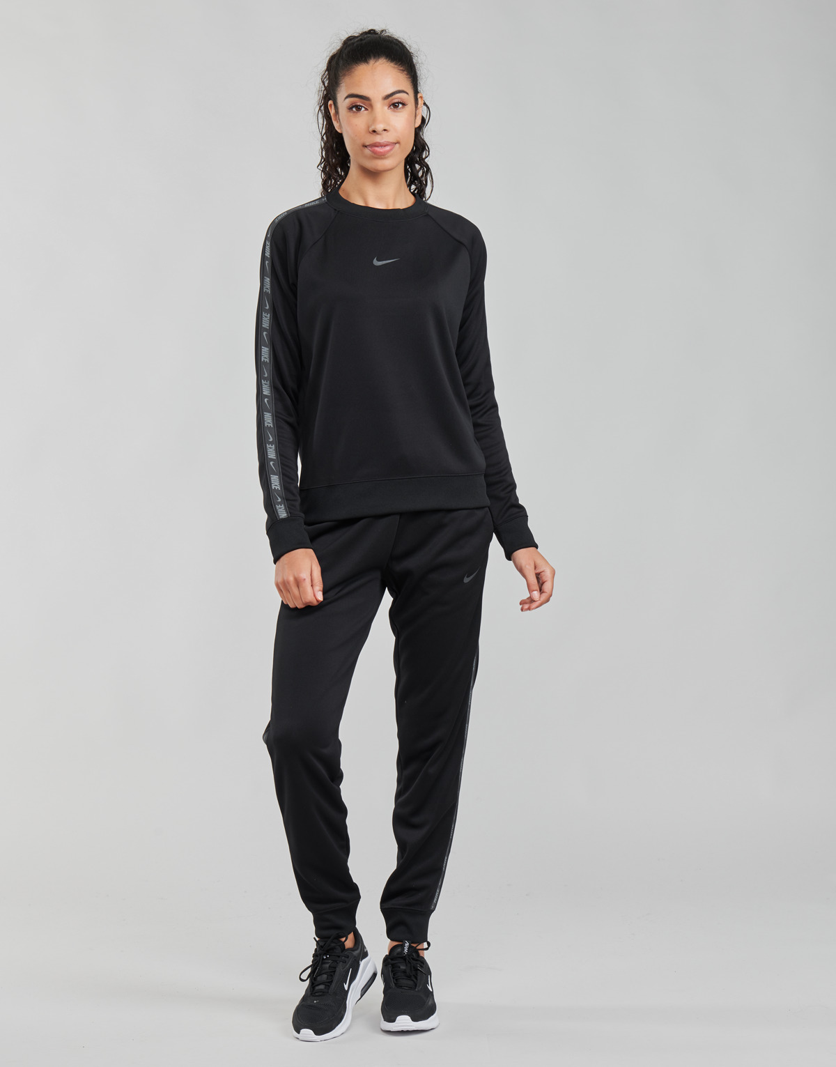 Textil Mulher Calças de treino liquidation Nike W NSW PK TAPE REG PANT Preto
