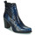 Sapatos Mulher Botins Regard SALLY Preto / Azul