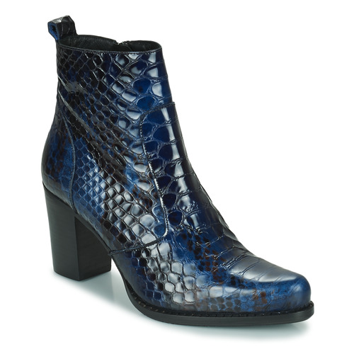 Sapatos Mulher Botins Regard SALLY Preto / Azul