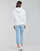 Textil Mulher Sweats Tommy Jeans TJW TOMMY CENTER BADGE HOODIE Branco