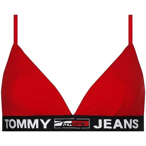 Textil Mulher Tops e soutiens de desporto Pantaloni Tommy Hilfiger  Vermelho