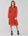 Textil Mulher Vestidos compridos Mesas de centro 21222100 Vermelho