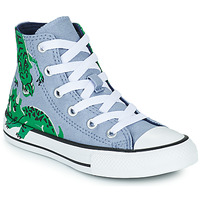Sapatos Criança Sapatilhas de cano-alto pro Converse CHUCK TAYLOR ALL STAR DINO DAZE HI Azul / Verde