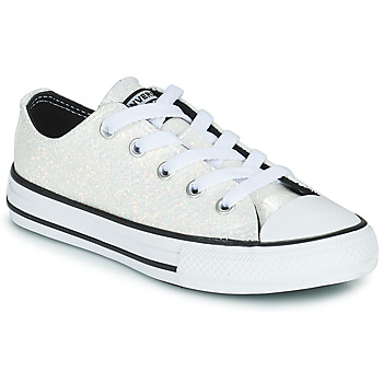 Sapatos Rapariga Sapatilhas Converse CHUCK TAYLOR ALL STAR WINTER GLITTER OX Branco / Prata