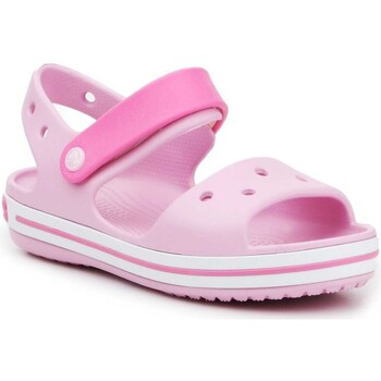 Sapatos Rapariga Sandálias Crocs Crocband Sandal Kids12856-6GD Rosa