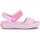 Sapatos Rapariga Sandálias Crocs Crocband Sandal Kids12856-6GD Rosa