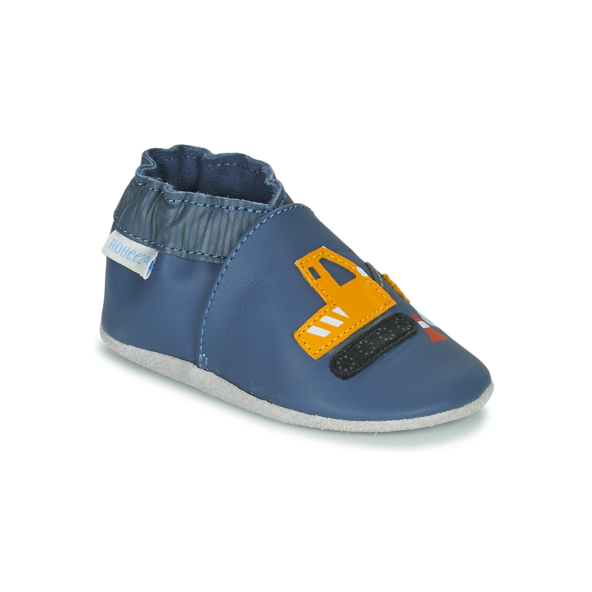 Sapatos Rapaz Pantufas bebé Robeez YARD ROAD Azul / Amarelo
