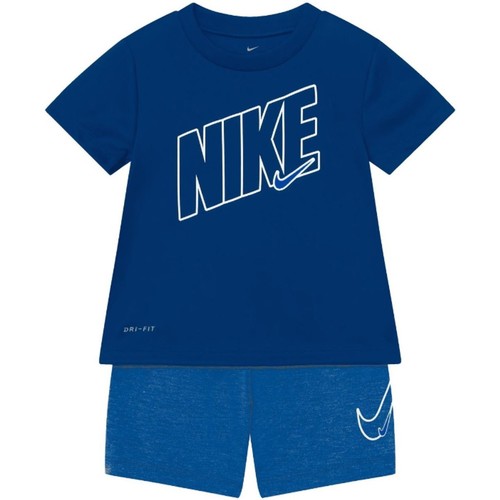 Textil Criança Todos os fatos de treino Nike Jordan 66H589-U1U Azul