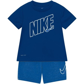 Textil Criança cool nike basketball shoes navy and yellow dress Nike 86H589-U1U Azul