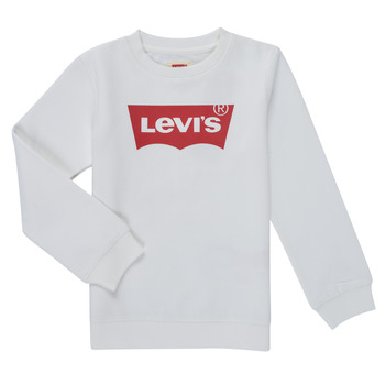 Textil Rapaz Sweats Levi's BATWING CREWNECK SWEATSHIRT Branco