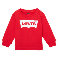 Textil Rapaz T-shirt mangas compridas Levi's L/S BATWING TEE Vermelho