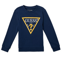 Textil Rapaz Sweats Guess CANISE Azul / Escuro