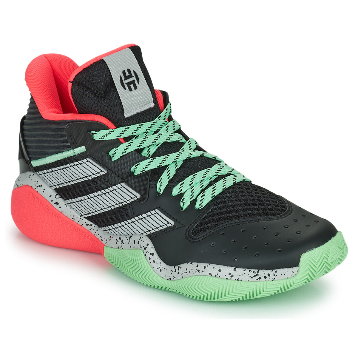 Sapatos Sapatilhas de basquetebol adidas Performance HARDEN STEPBACK Preto / Cinza / Verde