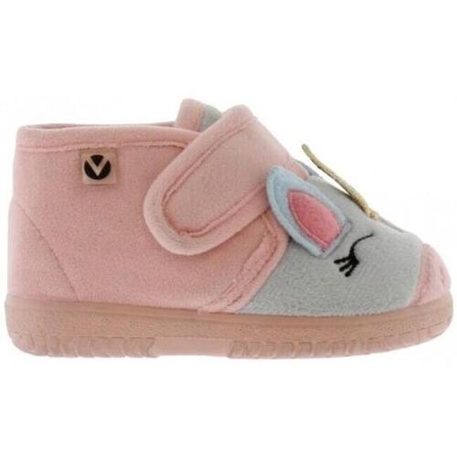 Sapatos Criança Pantufas bebé Victoria Tenis Piel Glitter Rosa