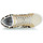 Sapatos Mulher Sapatilhas de cano-alto Semerdjian CIELLO Bege / Ouro