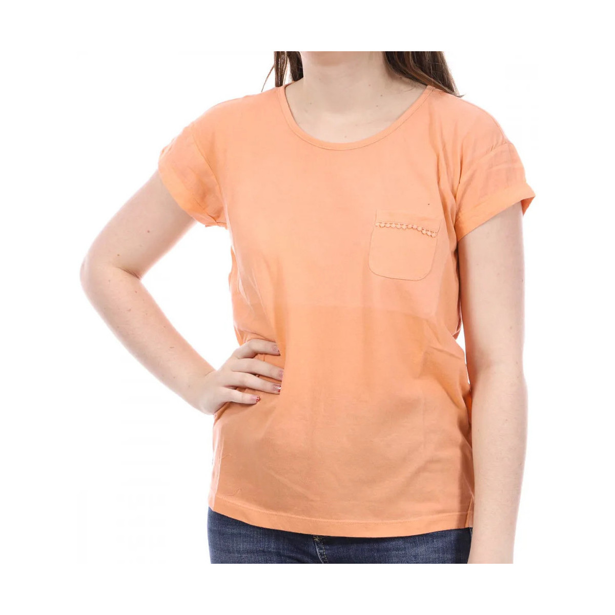 Textil Mulher T-shirts e Pólos Sun Valley  Laranja