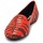 Sapatos Mulher Mocassins Roberto Cavalli TPS648 Vermelho
