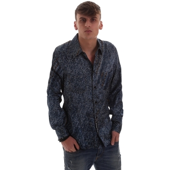 Textil Homem Camisas mangas comprida Versace B1GVB603S0683904 Azul