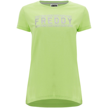 Textil Mulher T-shirts e Pólos Freddy S1WCLT2 Verde