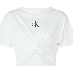 Textil Mulher Tops / Blusas Calvin Klein Jeans KW0KW01366 Branco
