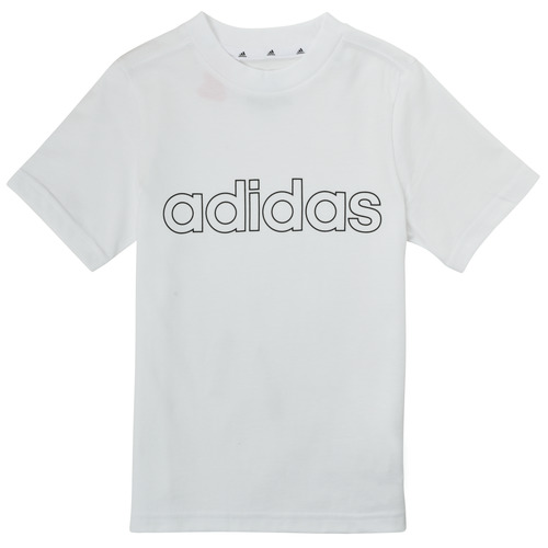 Textil Rapaz T-Shirt mangas curtas los adidas Performance ALBA Branco