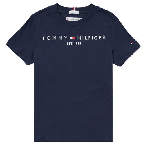 Textil Criança T-Shirt mangas pentru Tommy Hilfiger SELINERA Marinho
