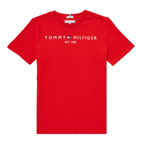 Textil Criança T-Shirt mangas curtas Tommy Hilfiger AIXOU Vermelho
